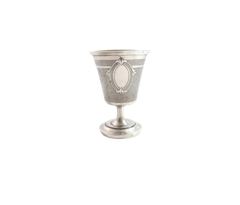 Antique French Sterling Silver Egg Cup - 43 Chesapeake Court Antiques