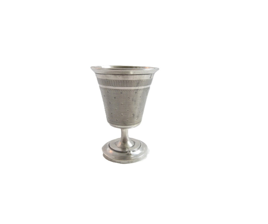 Antique French Sterling Silver Egg Cup - 43 Chesapeake Court Antiques