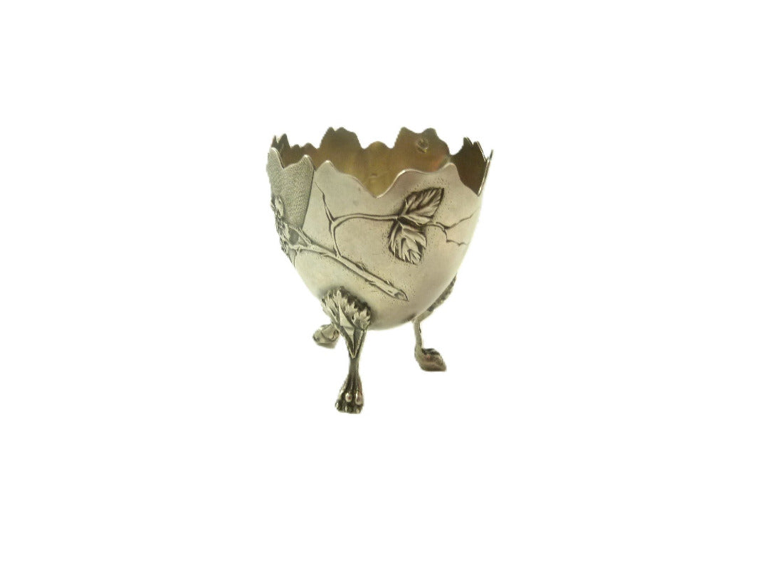 antique french sterling silver egg cup