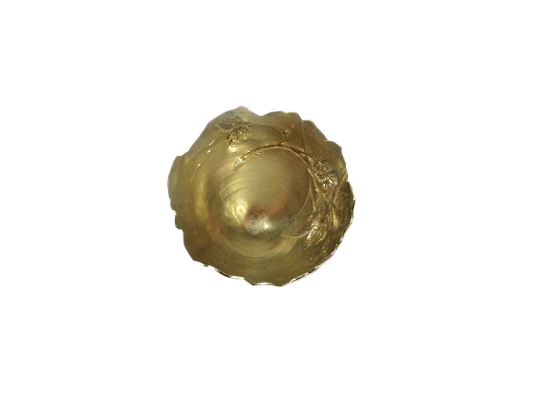 gilt interior French silver egg cup