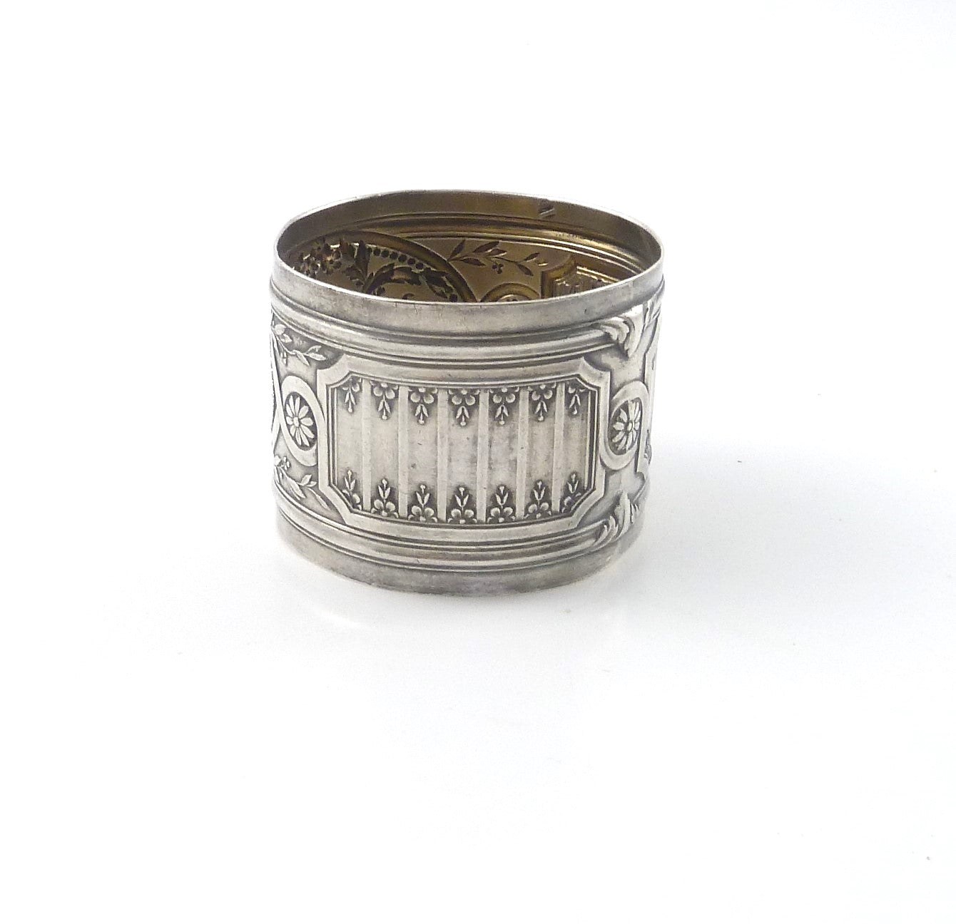 Antique French Sterling Silver Napkin Ring - 43 Chesapeake Court Antiques