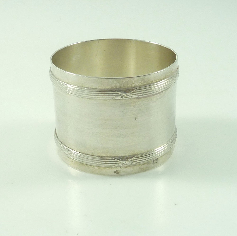 French Sterling Silver Napkin Ring - 43 Chesapeake Court Antiques