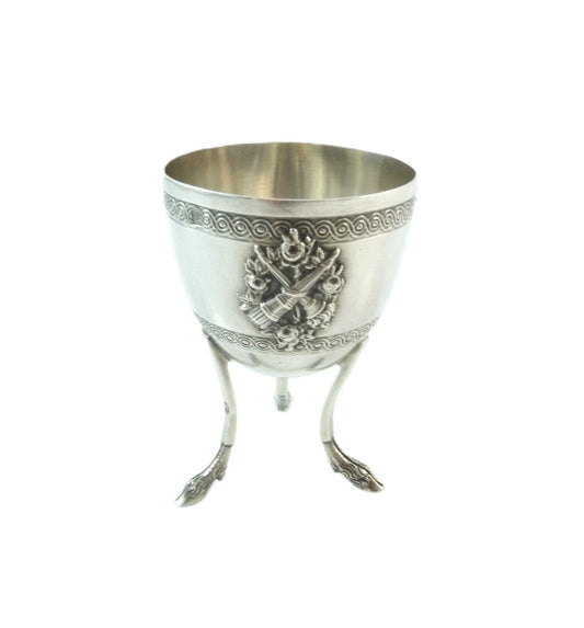 Antique French Sterling Silver Egg Cup or Holder,Louis XVI Style - 43 Chesapeake Court Antiques