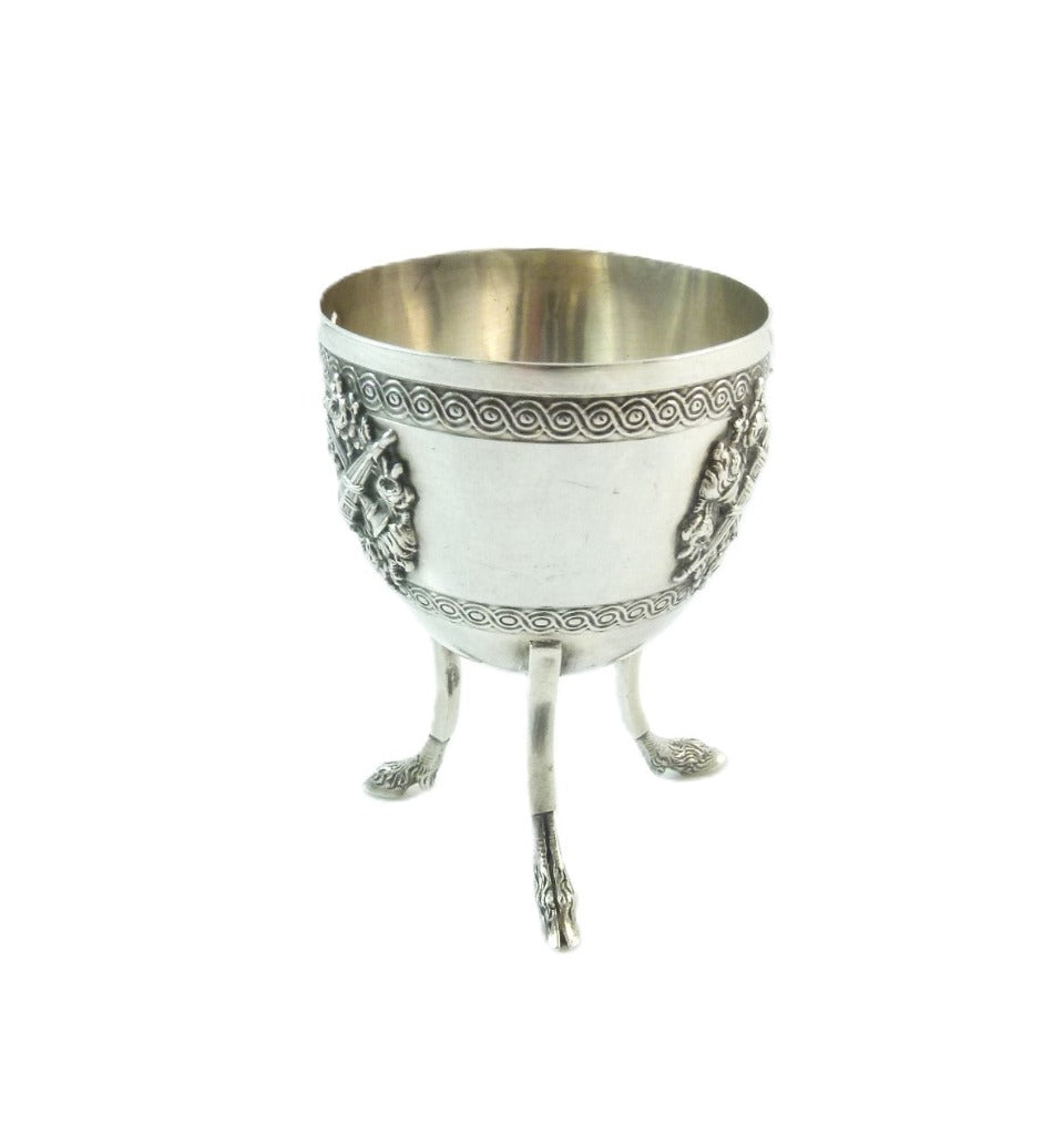 950 French Sterling Egg Cup - 43 Chesapeake Court Antiques