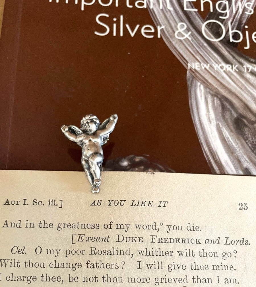 Silver Page Marker for Book Lovers -43 Chesapeake Court Antiques