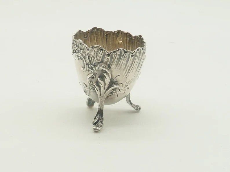 Antique French Sterling Silver Egg Cup or Server - 43 Chesapeake Court Antiques