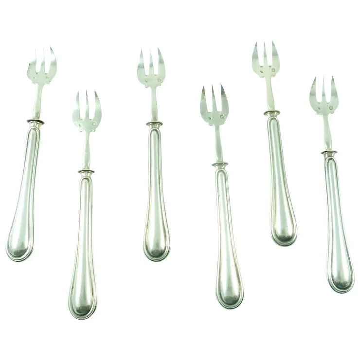 French 950 Sterling Silver Seafood Forks - 43 Chesapeake Court Antiques