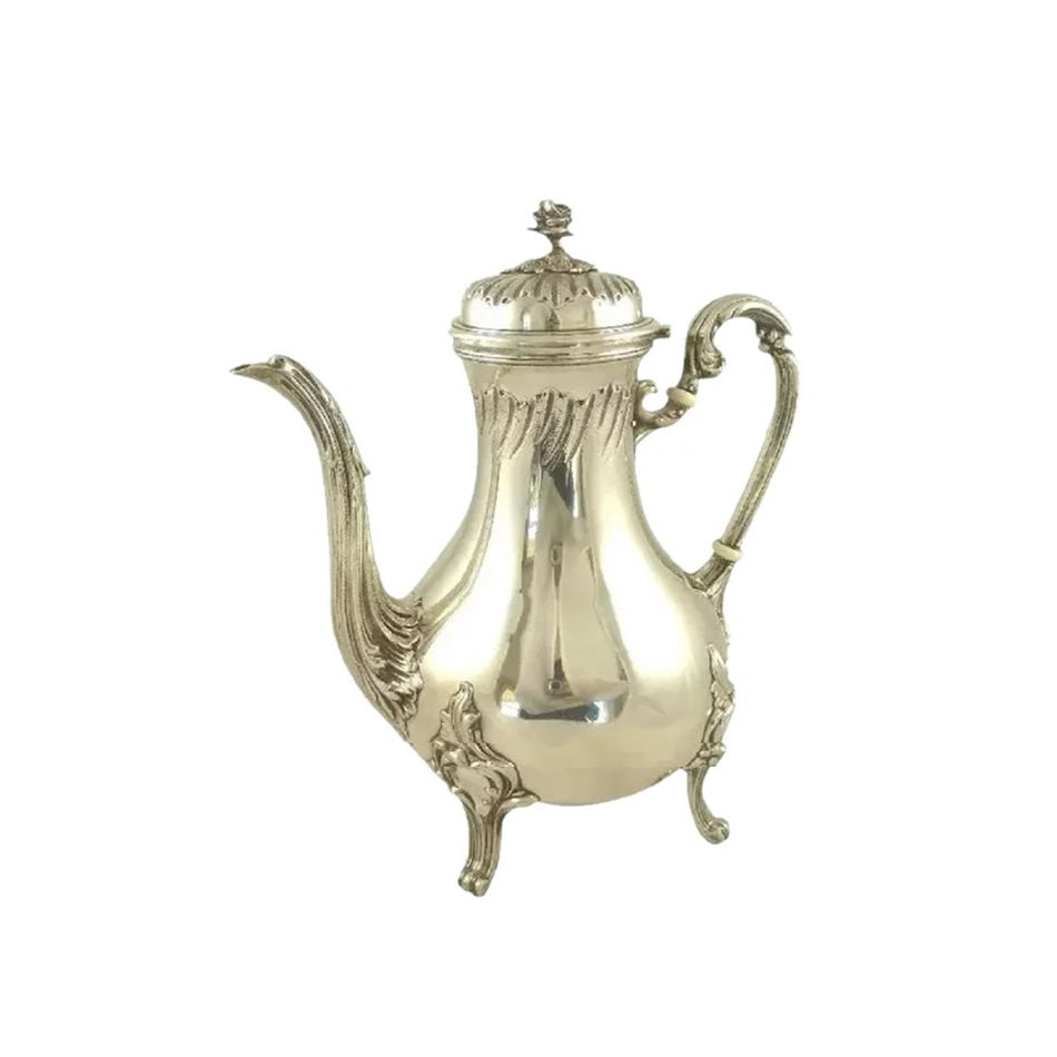 French Sterling Silver Coffee or Teapot - 43 Chesapeake Court Antiques