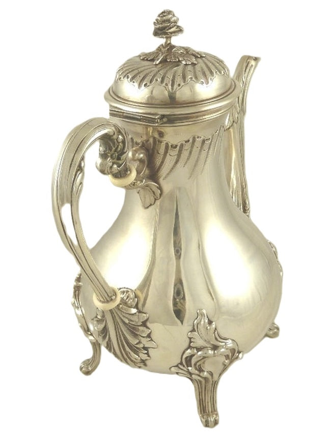  Louis Cognet Sterling Silver Coffee or Teapot - 43 Chesapeake Court Antiques