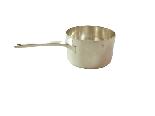 Small French Silver Plate Saucepan