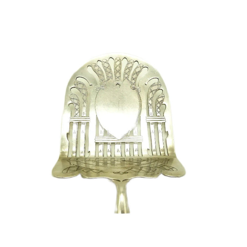 Antique Chrisftofle Silver Asparagus Server with Crown - 43 Chesapeake Court Antiques