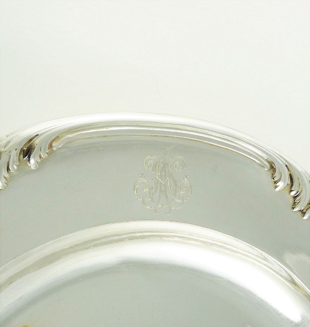 Fine French Sterling Silver Tray or Platter by ODIOT, Paris Late 19th Century - 43 Chesapeake Court Antiques