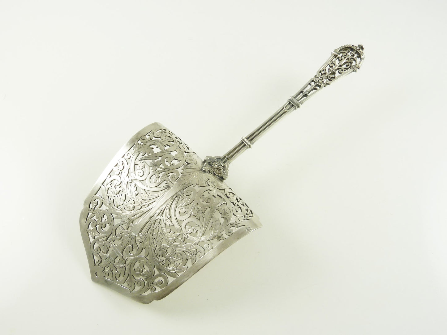 Puiforcat Sterling Silver Asparagus or Pastry Server with Presentation Box - 43 Chesapeake Court Antiques