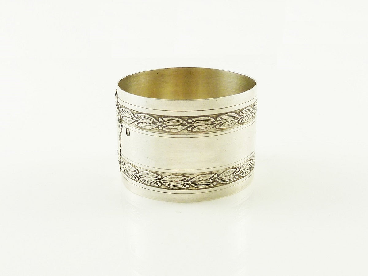 Back View of French Napkin Ring - 43 Chesapeake Court Antiques