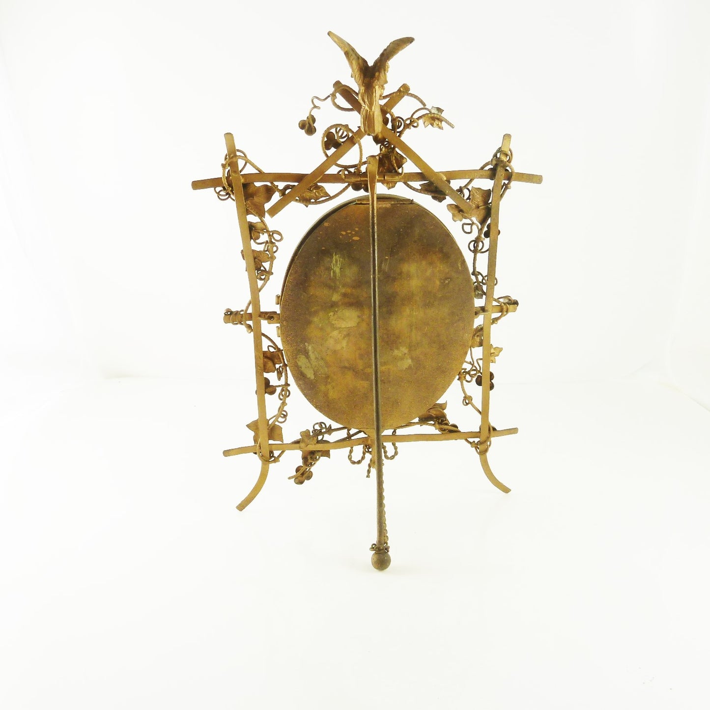 Antique French Gilt Bronze Picture Frame, Featuring Grapevines - 43 Chesapeake Court Antiques