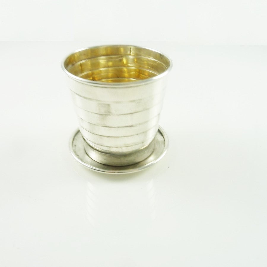 Antique Sterling Silver Traveling Cup or Beaker - 43 Chesapeake Court Antiques