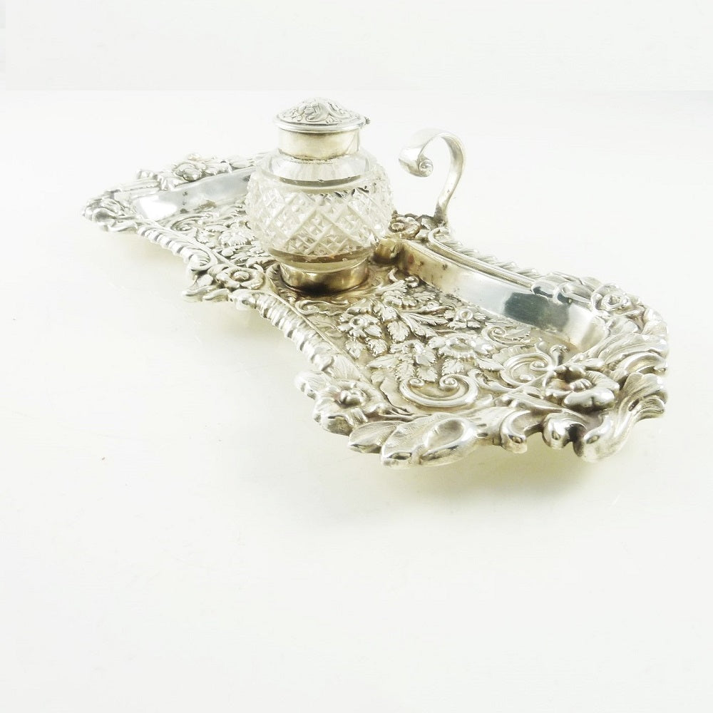 Antique English Sterling Silver Instand - 43 Chesapeake Court Antiques