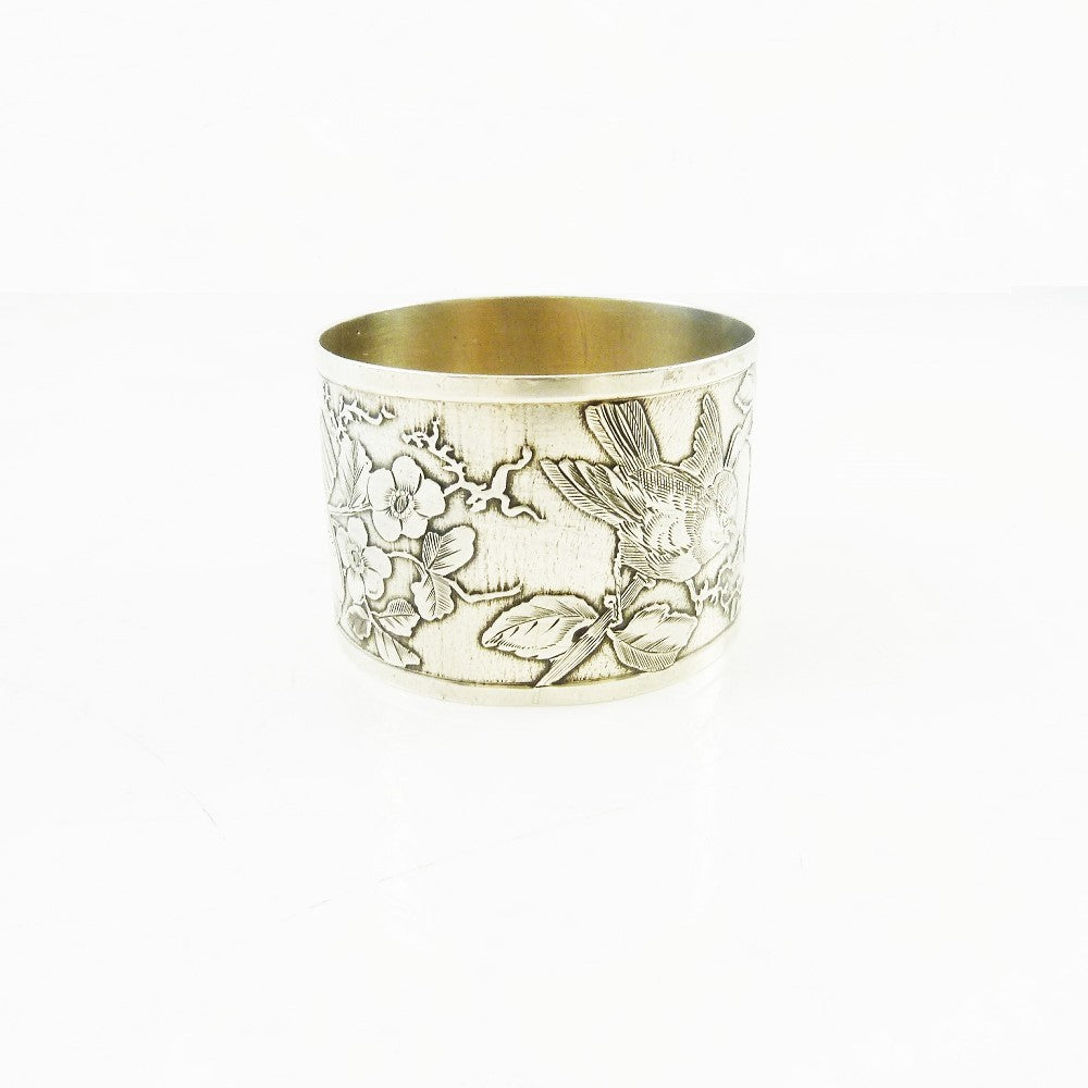 french sterling silver napkin ring - 43 Chesapeake Court Antiques