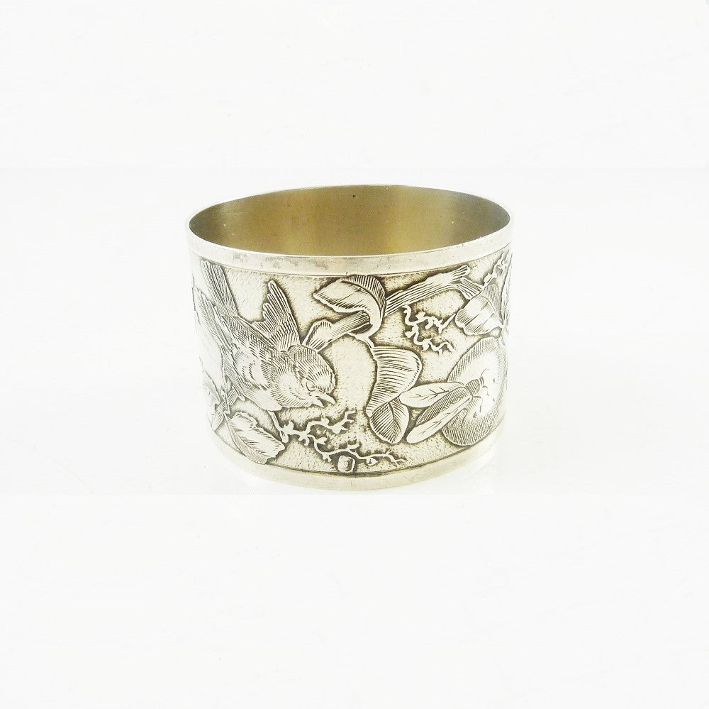 antique sterling silver napkin ring Valentine - 43 Chesapeake Court Antiques
