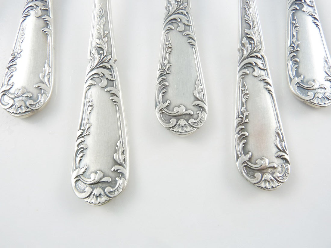 Vintage French Silver Escargot Forks - 43 Chesapeake Court Antiques