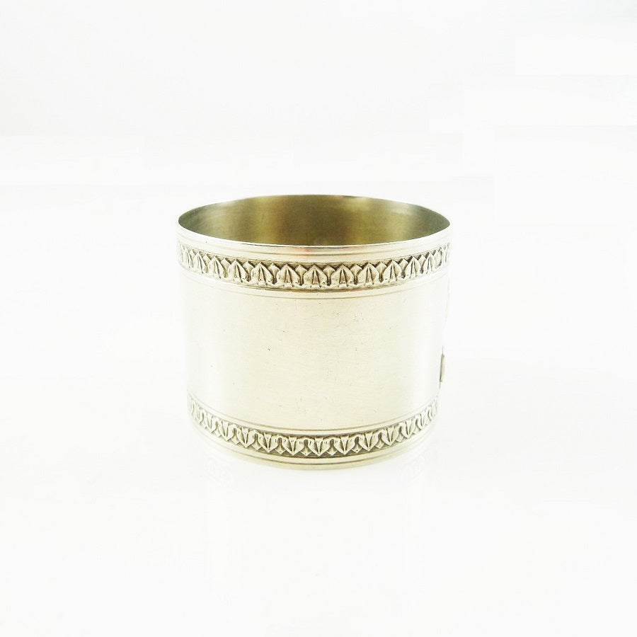 French 950 sterling napkin ring - 43 Chesapeake Court Antiques