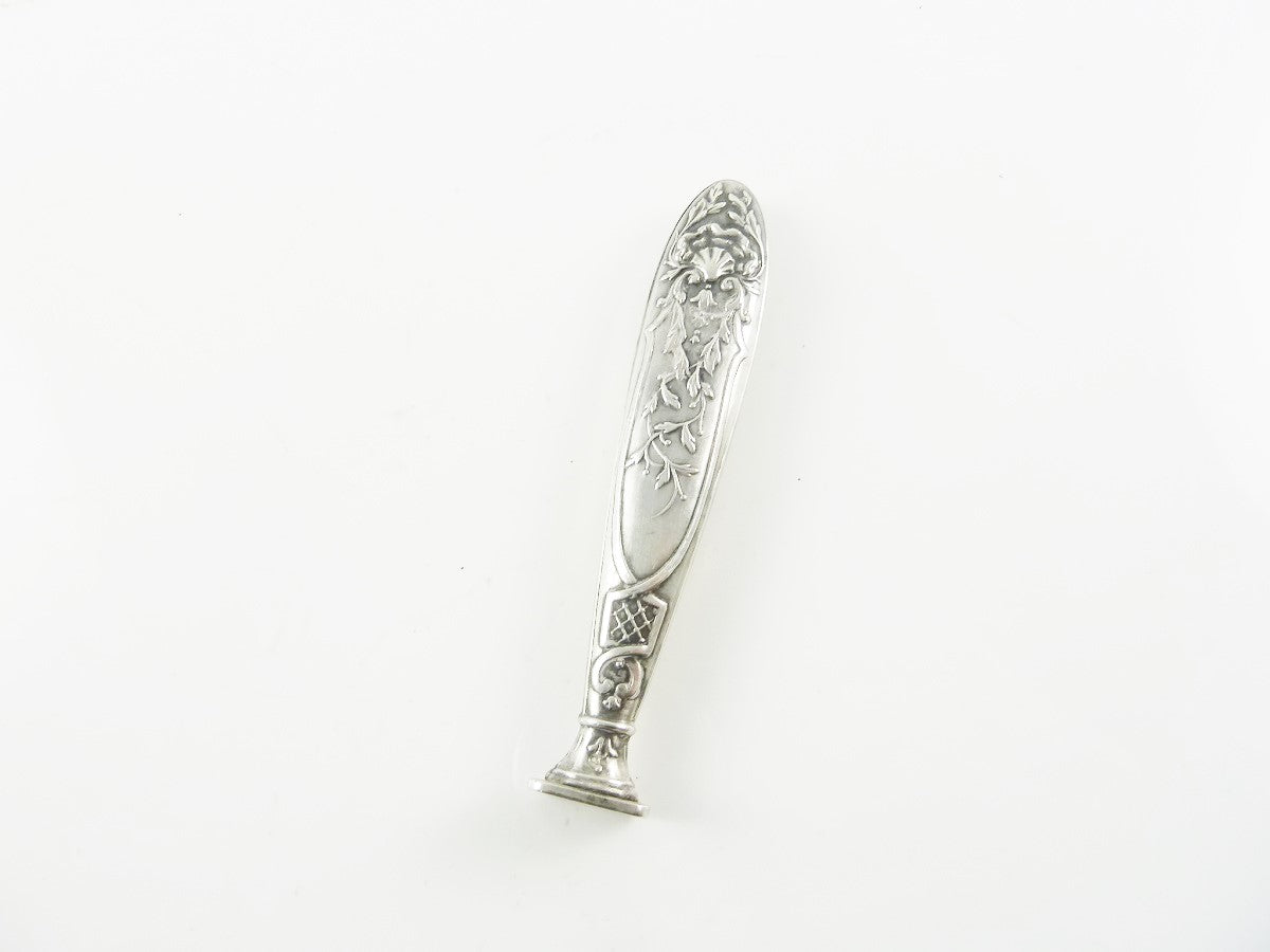 Antique French Silver Letter Seal, Seau, Letter Writing Accessory - 43 Chesapeake Court Antiques