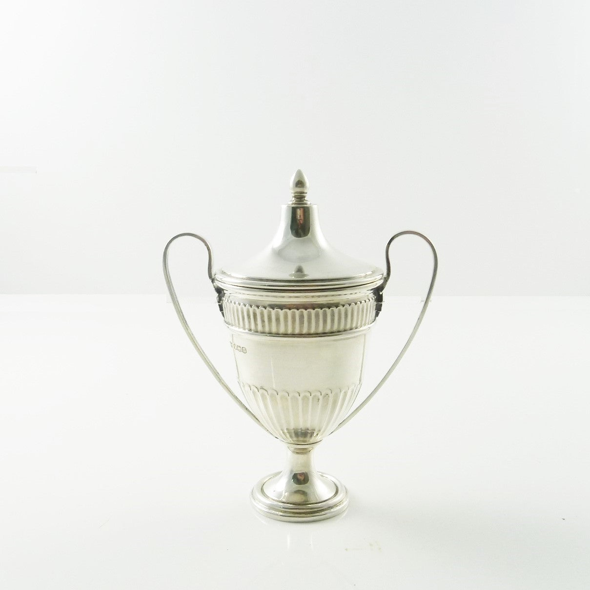 Sterling Silver Trophy Cup with Cover - 43 Chesapeake Corut Antiques
