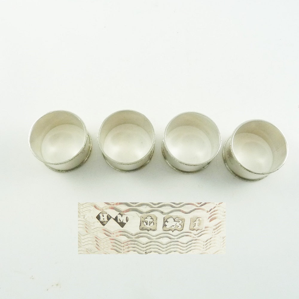 English solid silver napkin rings - 43 Chesapeake Court