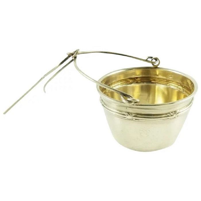 Antique French Sterling Silver Tea Strainer, Classic Design - 43 Chesapeake Court Antiques