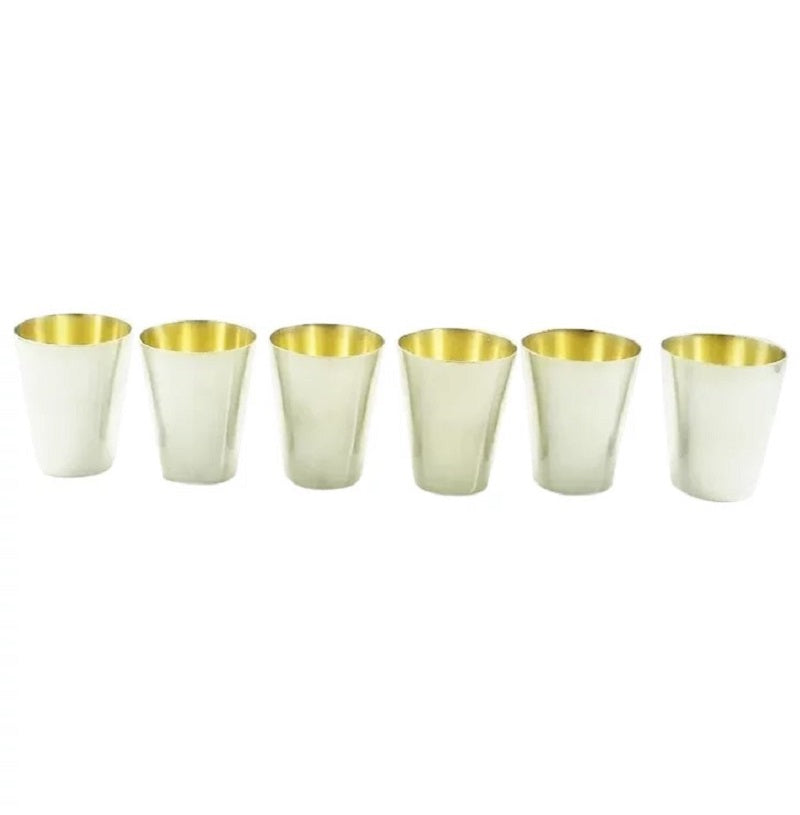 Cocktail Cups with Gilt Wash, Mappin & Webb - 43 Chesapeake Court Antiques