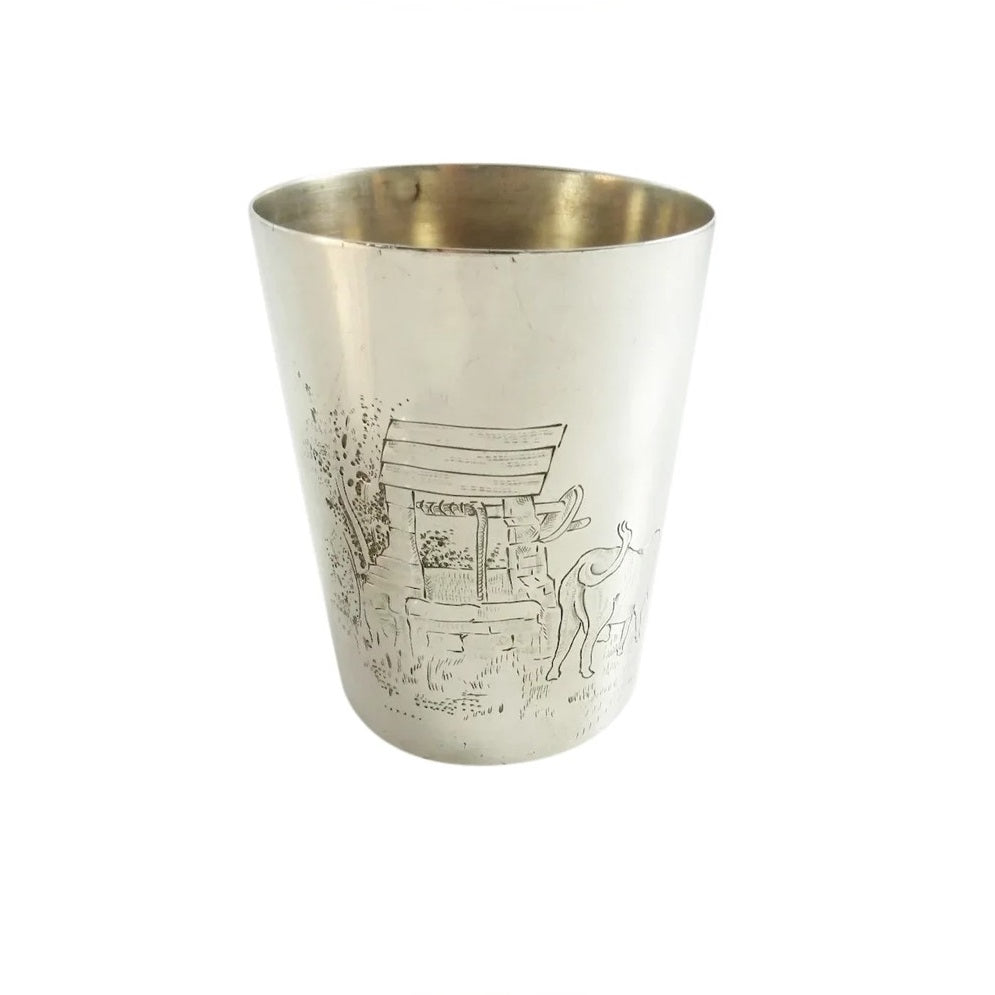 19th Century French Sterling Beaker - 43 Chesapeake Court Antiques