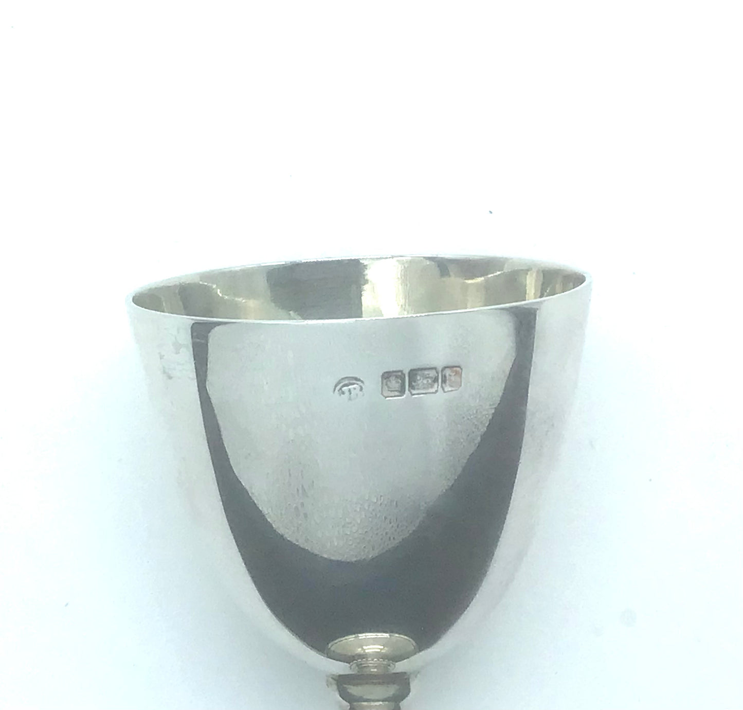 Antique English Sterling Silver Egg Cup or Server, George V - 43 Chesapeake Court Antiques