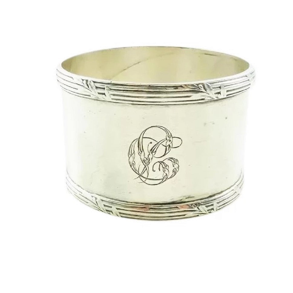 French Sterling Silver Puiforcat Napkin Ring - 43 Chesapeake Court Antiques