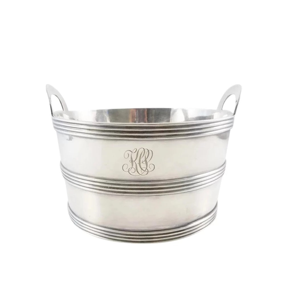 Tiffany & Co Silver Soldered Ice Bucket - 43 Chesapeake Court Antiques